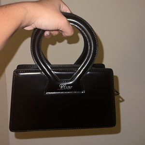 Luar mini black tote